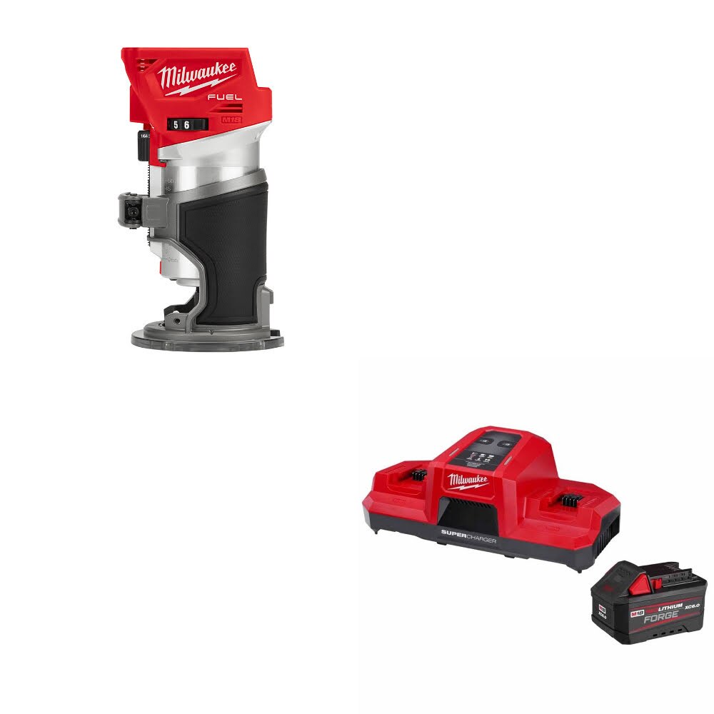 1861 Router Milwaukee 2723-20 M18 FUEL Router, Bare Tool W/ 48-59-1861 M18 18V Sta