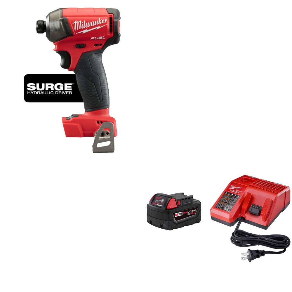 Milwaukee 2760-20 M18 FUEL Hydraulic Driver W/ 48-59-1850 M18 Starter Kit