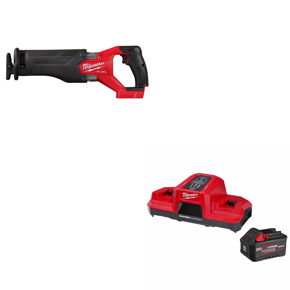 Milwaukee  2821-20 M18 FUEL SAWZALL Recip Saw W/ 48-59-1861 M18 18V Starter Kit