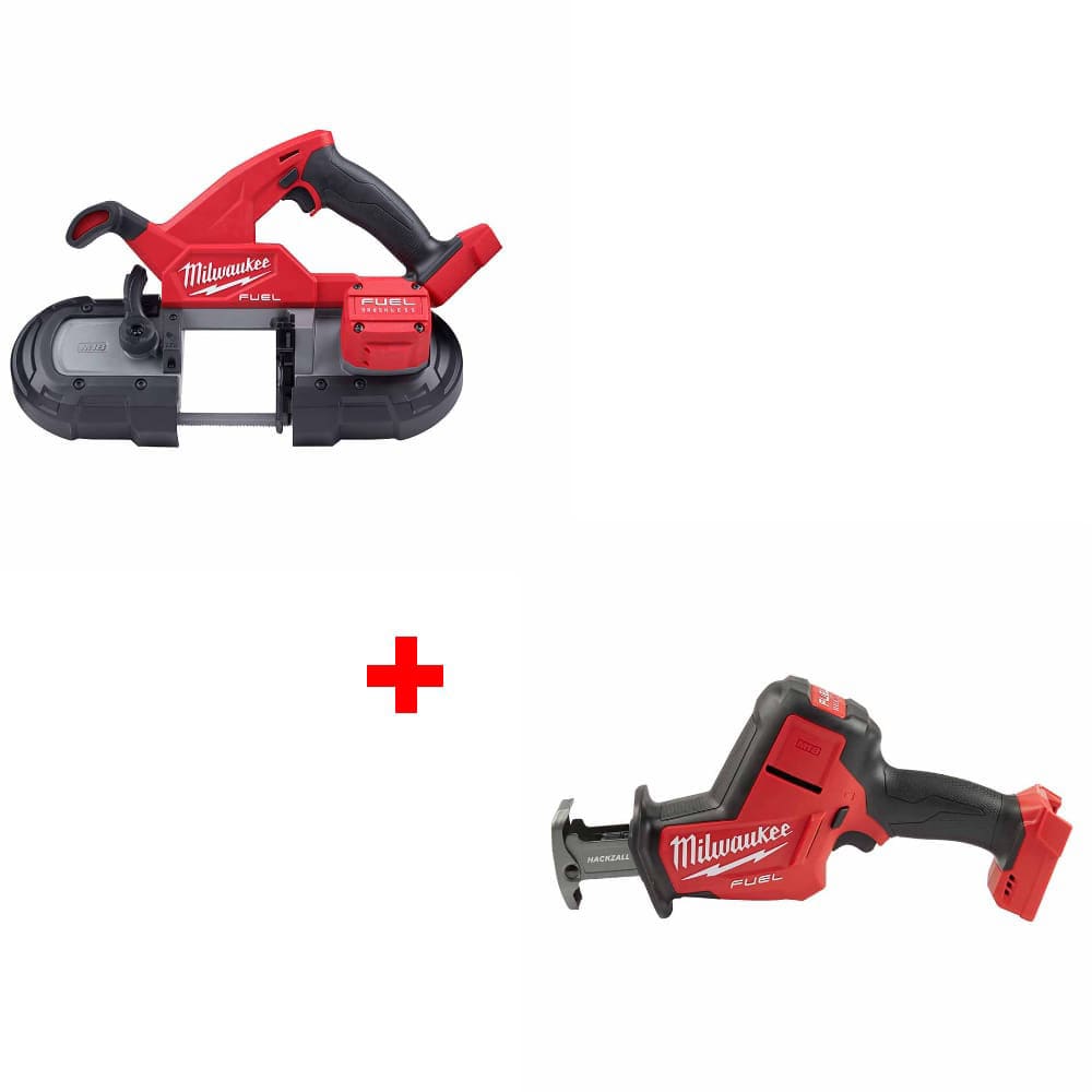 Milwaukee 2829-20 M18 FUEL Band Saw, Bare w/ FREE 2719-20 M18 FUEL Hackzall