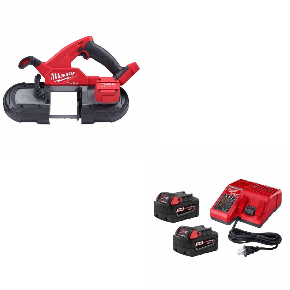 Milwaukee 2829-20 M18 FUEL Band Saw, Bare W/ 48-59-1852B M18 18V Starter Kit