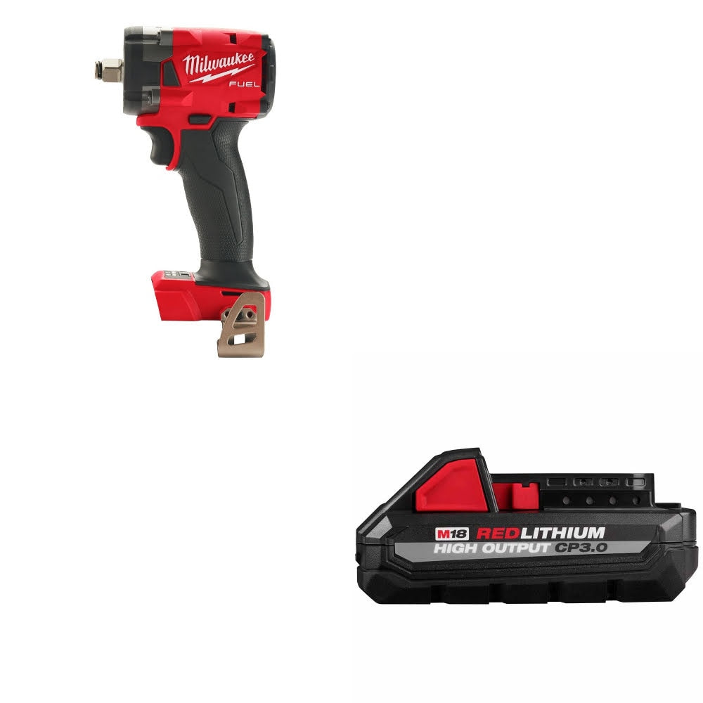 Milwaukee  2855-20 M18 FUEL 1/2" Impact Wrench W/ 48-11-1835 M18 CP3.0 Battery
