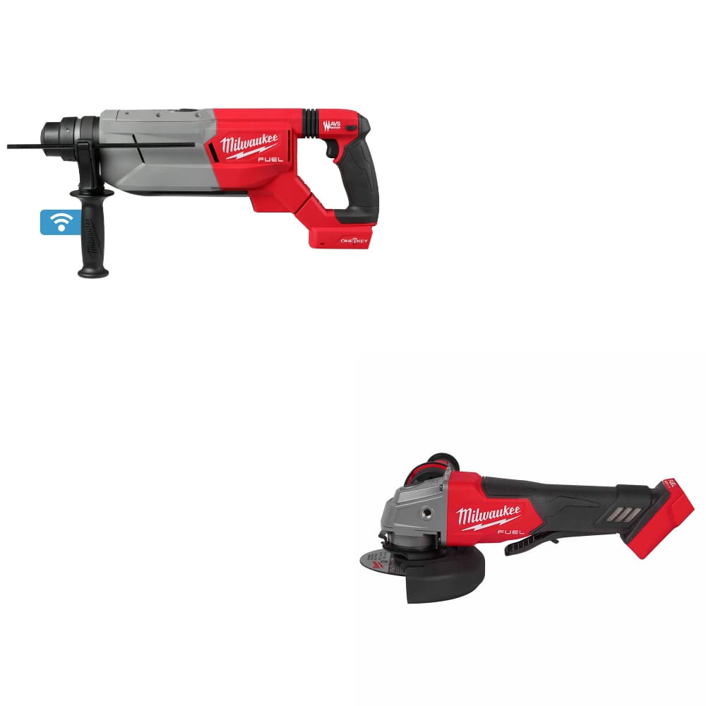 Milwaukee 2916-20 M18 FUEL 1-1/4" Rotary Hammer w/ FREE 2880-20 M18 FUEL Grinder