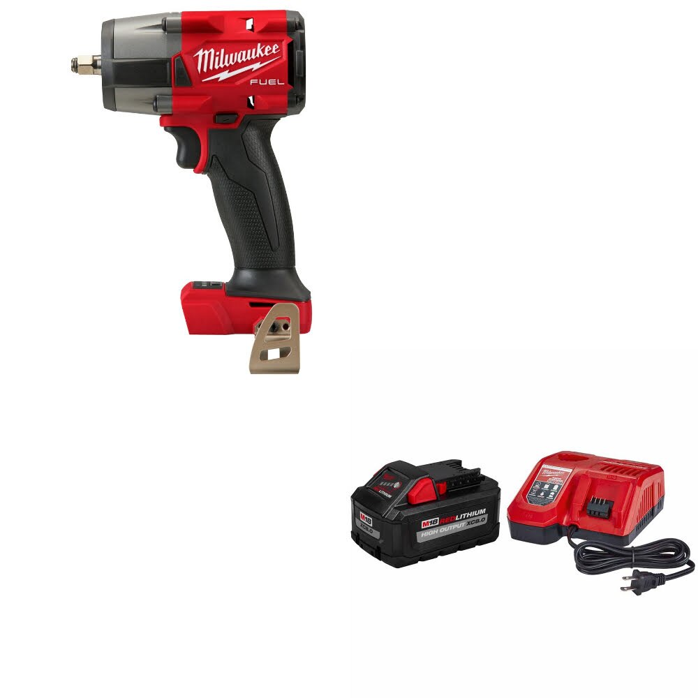 Milwaukee  2960-20 M18 FUEL 3/8" Impact Wrench W/ 48-59-1880 M18 Starter Kit