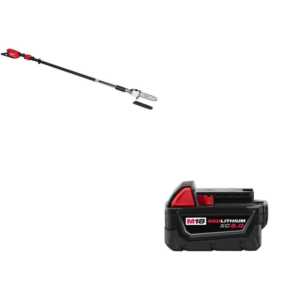 Milwaukee 3013-20 M18 FUEL Pole Saw W/ 48-11-1850 M18 XC5.0 Battery Pack