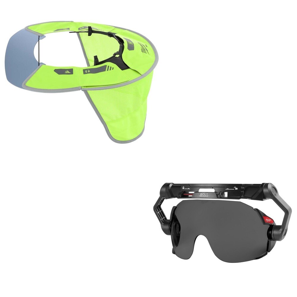Milwaukee Sun Visor Kit W/ Tinted Eye Visor
