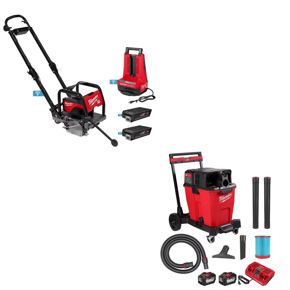 Milwaukee MXF316-2XC Concrete Saw Kit W/ FREE 0930-22HD 12-Gal Vac Kit