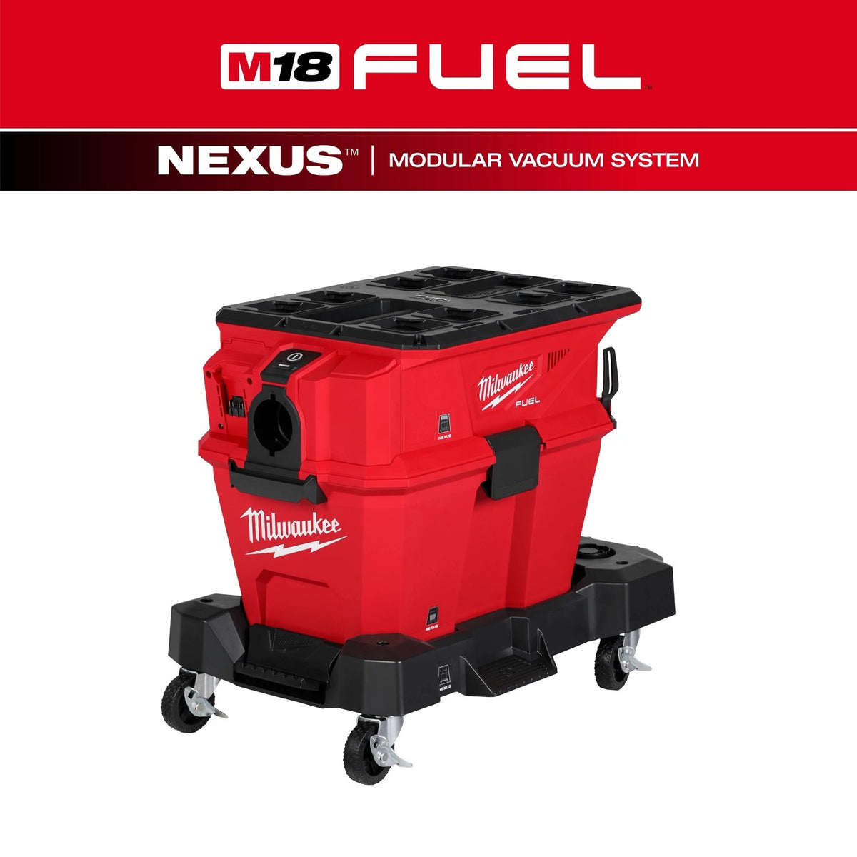 Milwaukee 0915-20 M18 FUEL NEXUS 6 GAL Wet/Dry Vacuum w/ PACKOUT Compatibility - 2