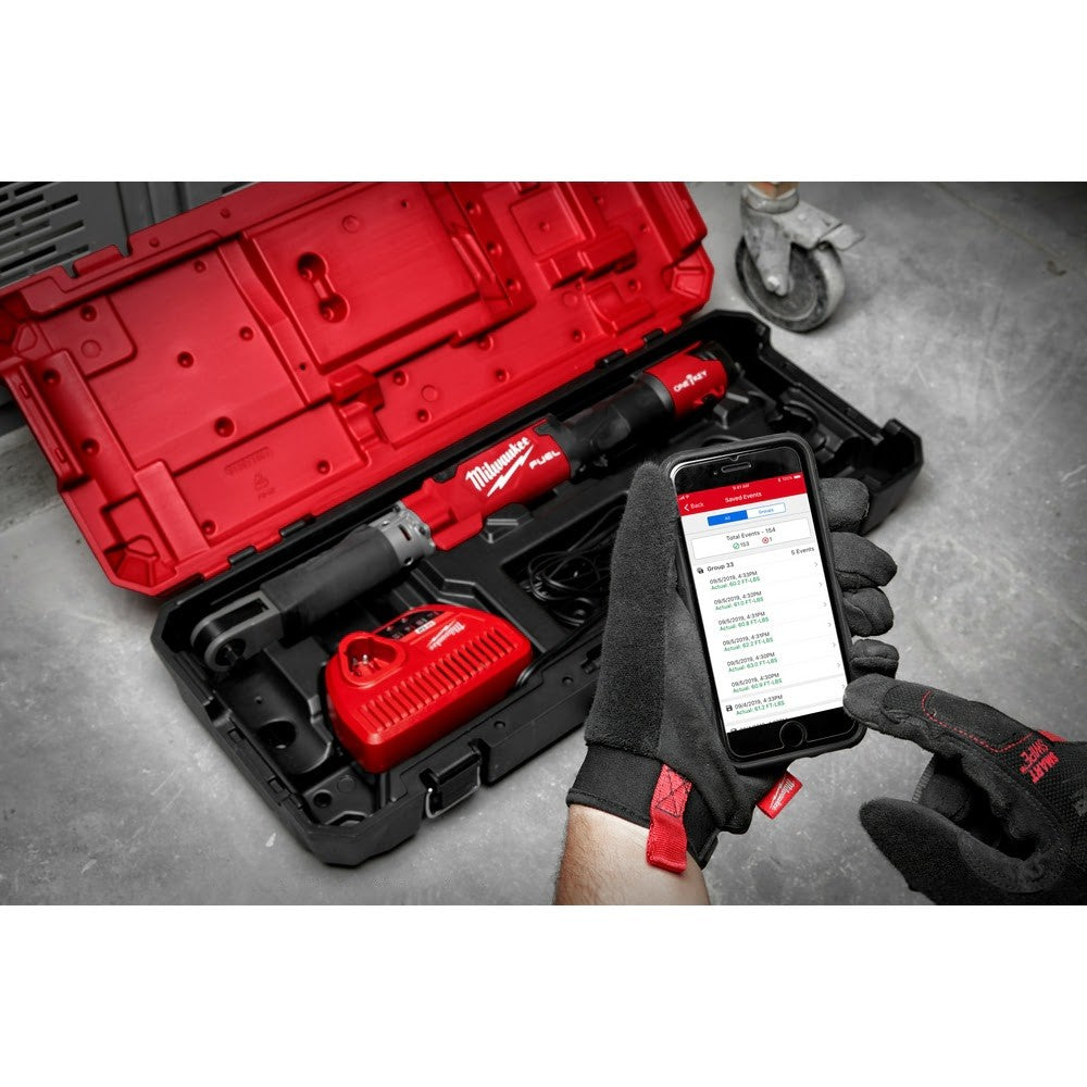 Milwaukee 2465-80 M12 FUEL 3/8" Digital Torque Wrench w/ ONE-KEY Bare Tool (Reconditioned) - 12