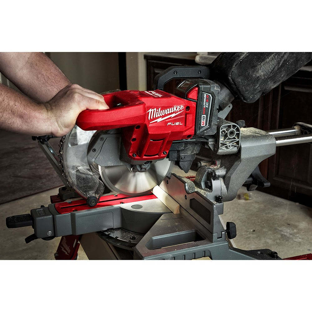 Milwaukee 2733-80 M18 FUEL 7-1/4" Dual Bevel Sliding Compound Miter Saw Bare Tool (Reconditioned) - 10