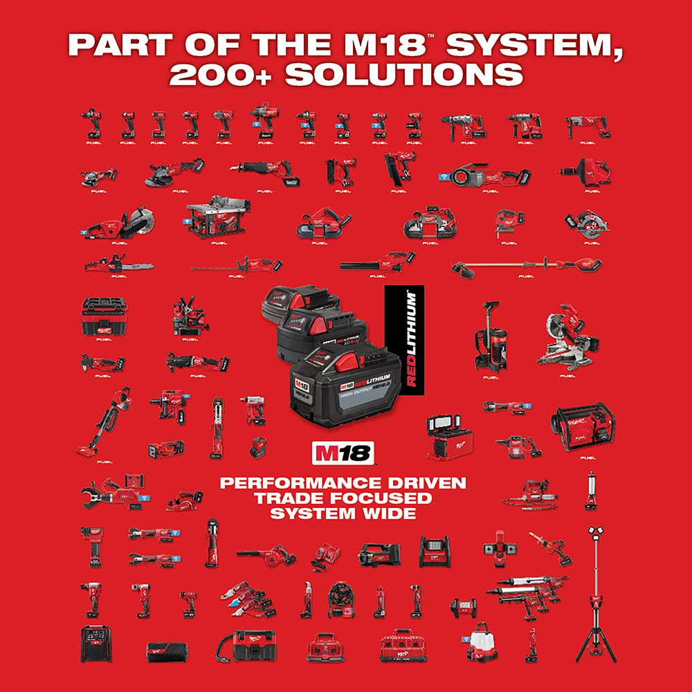 Milwaukee  2733-20 M18 FUEL 7-1/4" Dual Bevel Sliding Compound Miter Saw Bare Tool - 14