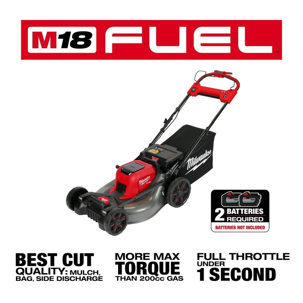 Milwaukee 2823-80 M18 FUEL 21" Self-Propelled Dual Battery Mower (Reconditioned) - 2