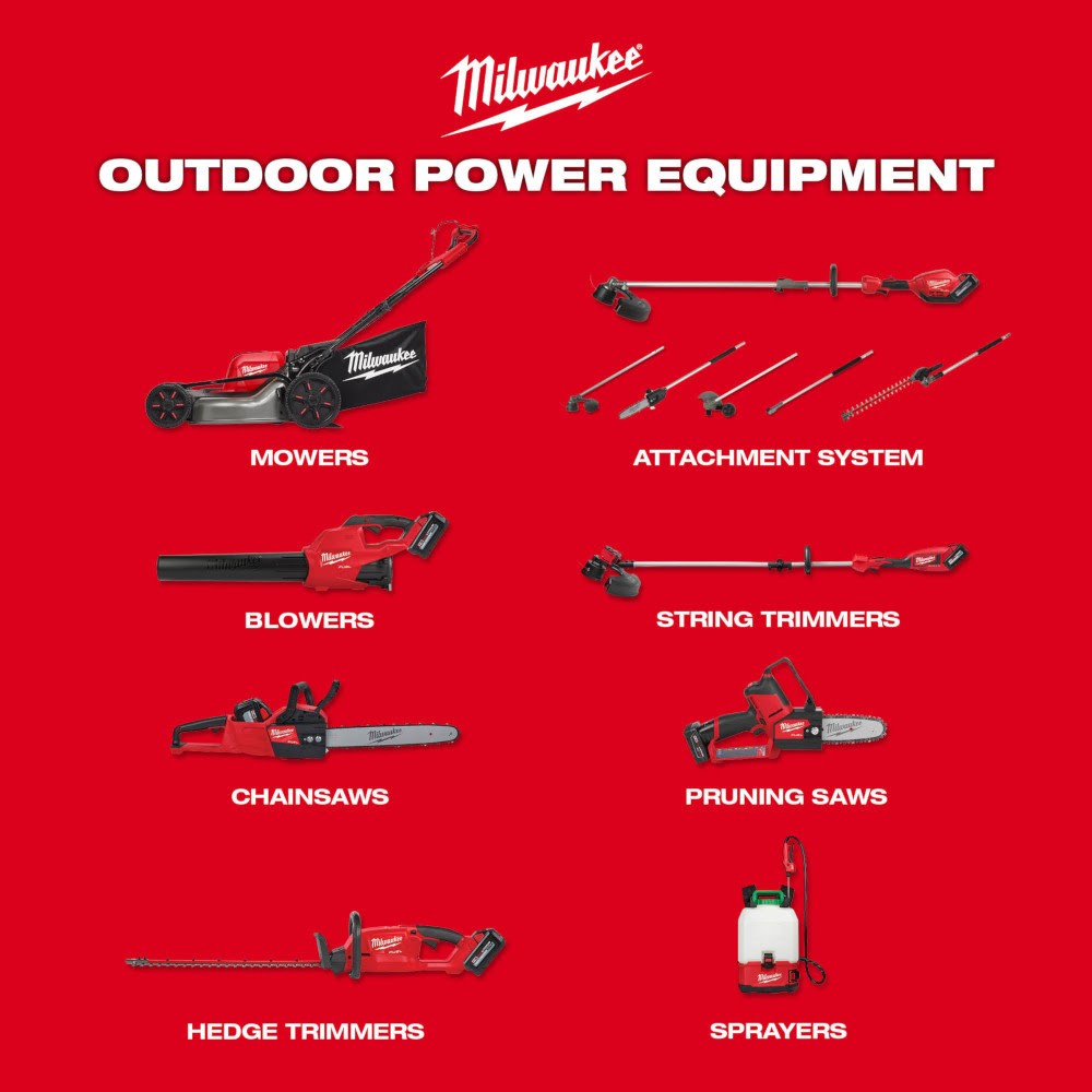 Milwaukee 2826-22T M18 FUEL 14" Top Handle Chainsaw 2 Battery Kit - 10