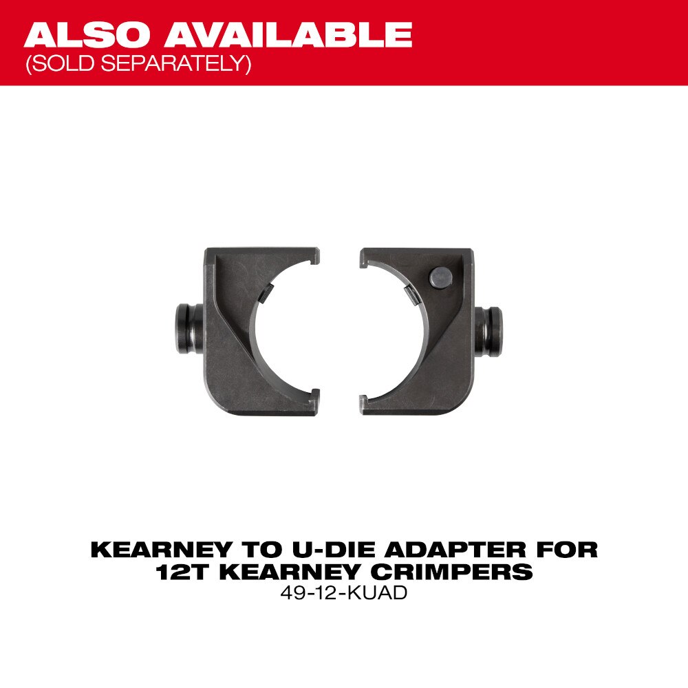 Milwaukee 2878K-22 M18 FORCE LOGIC 12T Kearney Linear Crimper Kit - 5