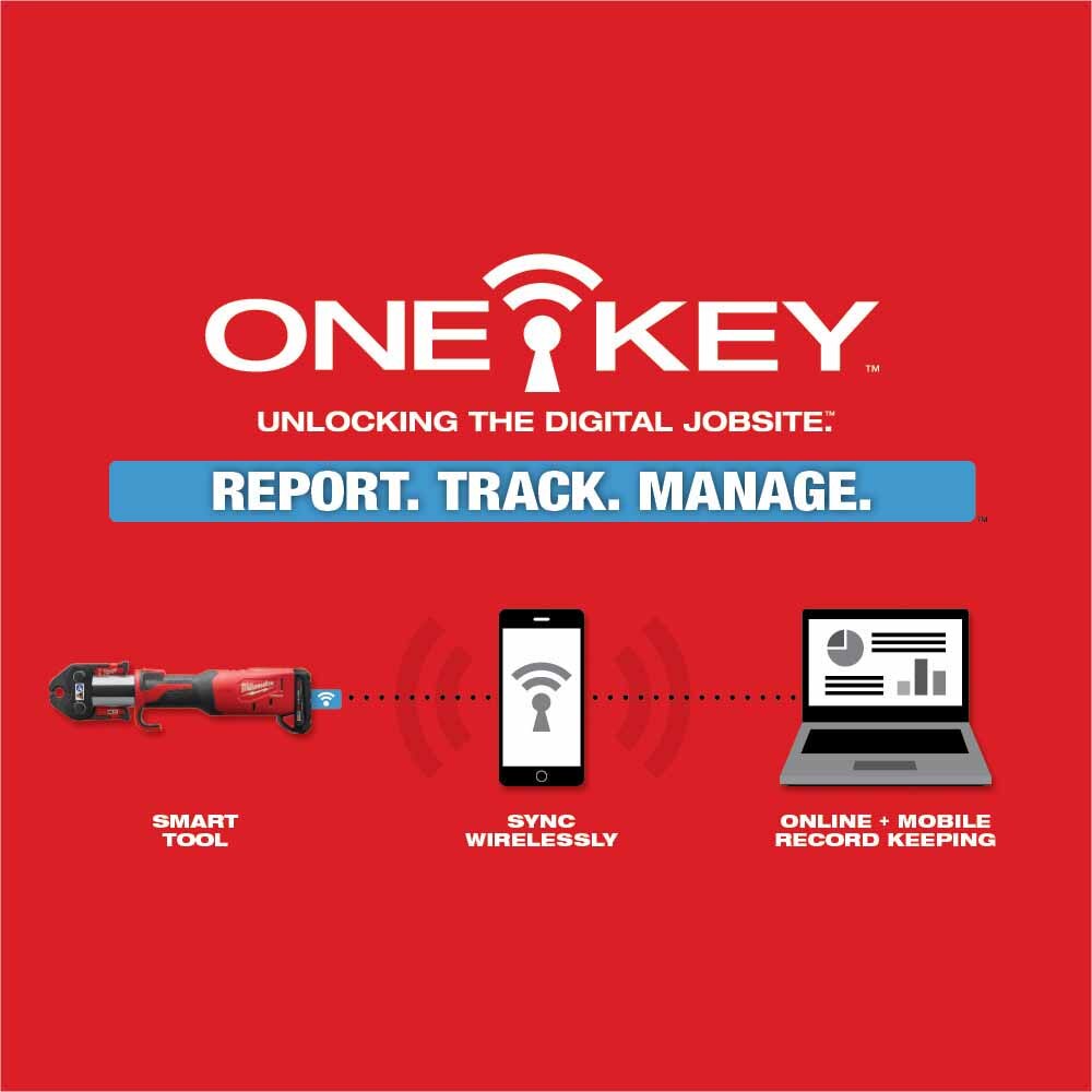 Milwaukee 2922-82 M18 FORCE LOGIC Press Tool w/ One-Key (Reconditioned) - 9