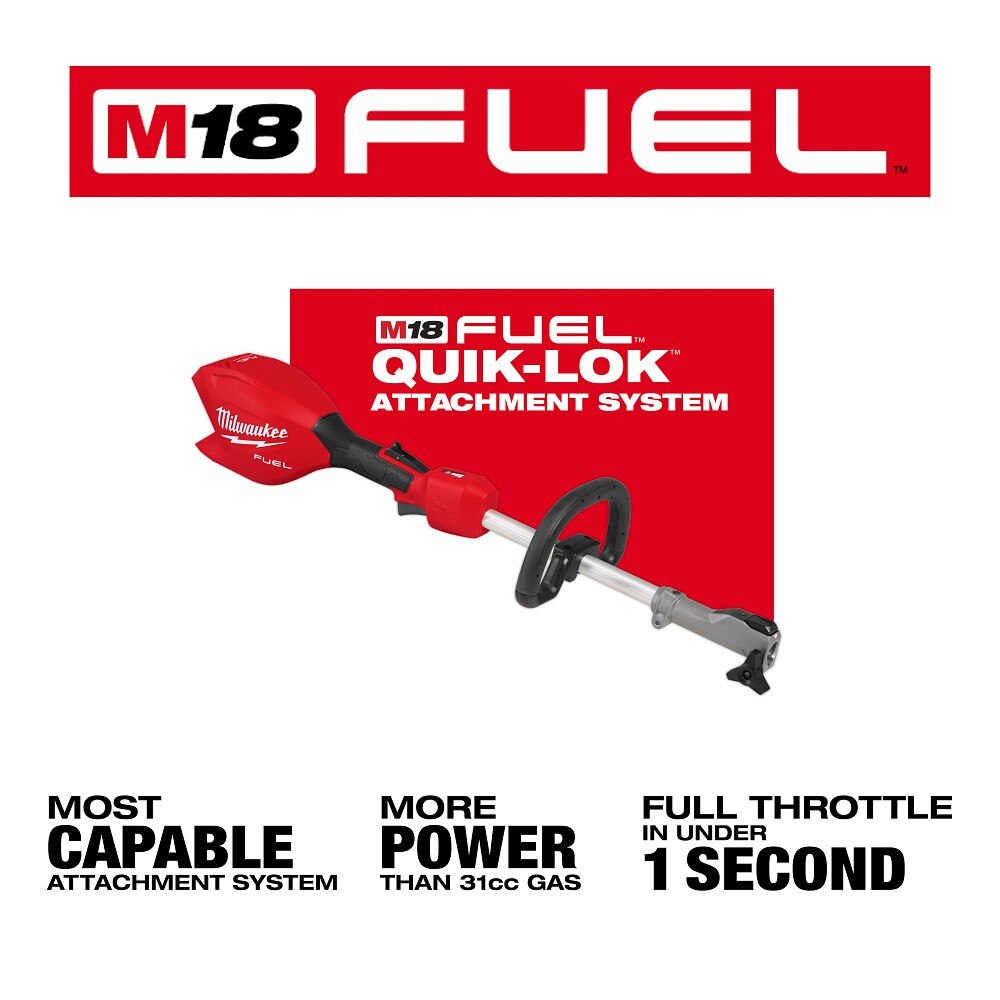 Milwaukee 3016-80 M18 FUEL QUIK-LOK Power Head Straight Shaft (Reconditioned) - 4