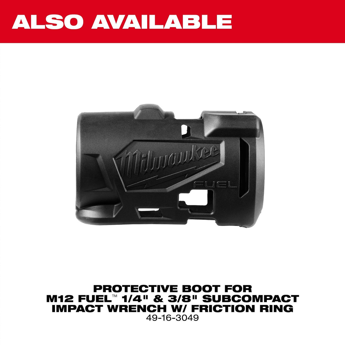 Milwaukee 3049-20 M12 FUEL 3/8" Subcompact Impact Wrench with Friction Ring - 9