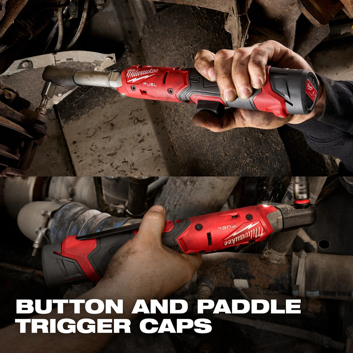 Milwaukee 3055-20 M12 FUEL Half" Extended Reach Cordless Ratchet (Tool Only) - 10