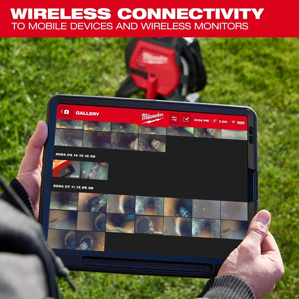 Milwaukee 3318-22A M12 65’ Ultra Flex Compact Inspection Camera Kit - 8