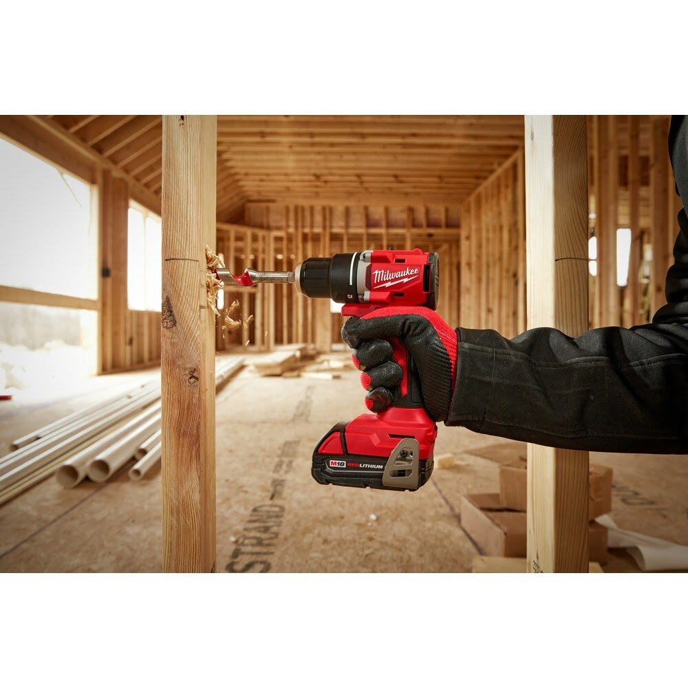 Milwaukee 1660-6 1/2 Compact Corded Drill – 7A 120V, Keyed Chuck, Refurbished