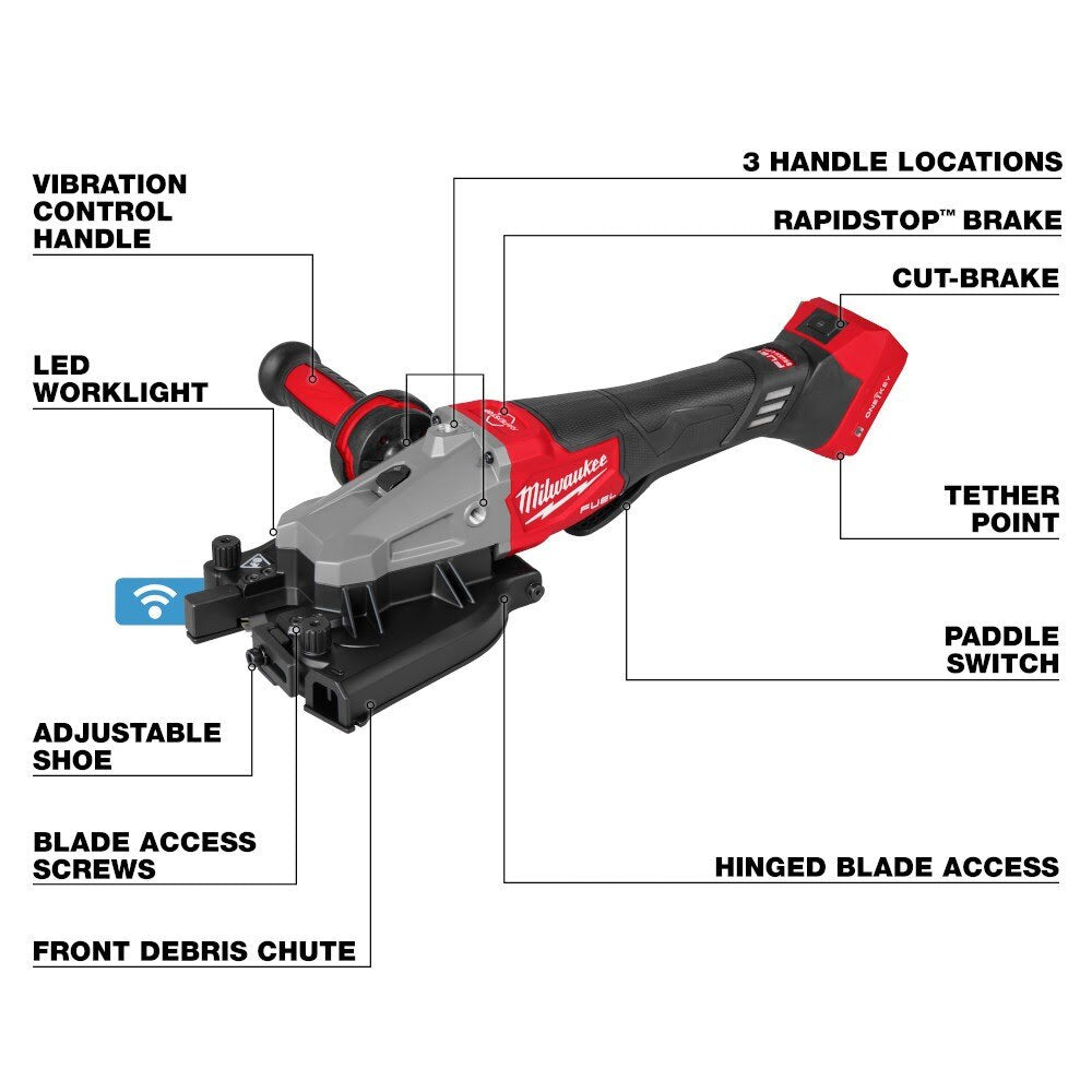 Milwaukee 3675-20 M18 FUEL #10 (1-1/4") Rebar Cutter - 2