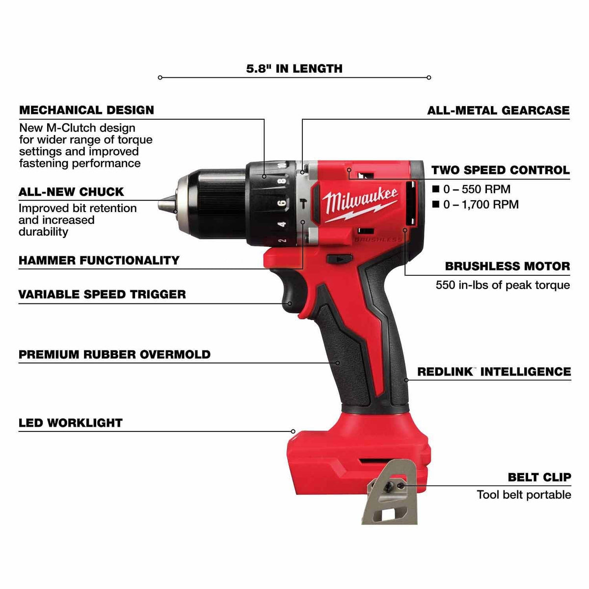 Milwaukee 3693-24CX M18 4-Tool Combo Kit - 8