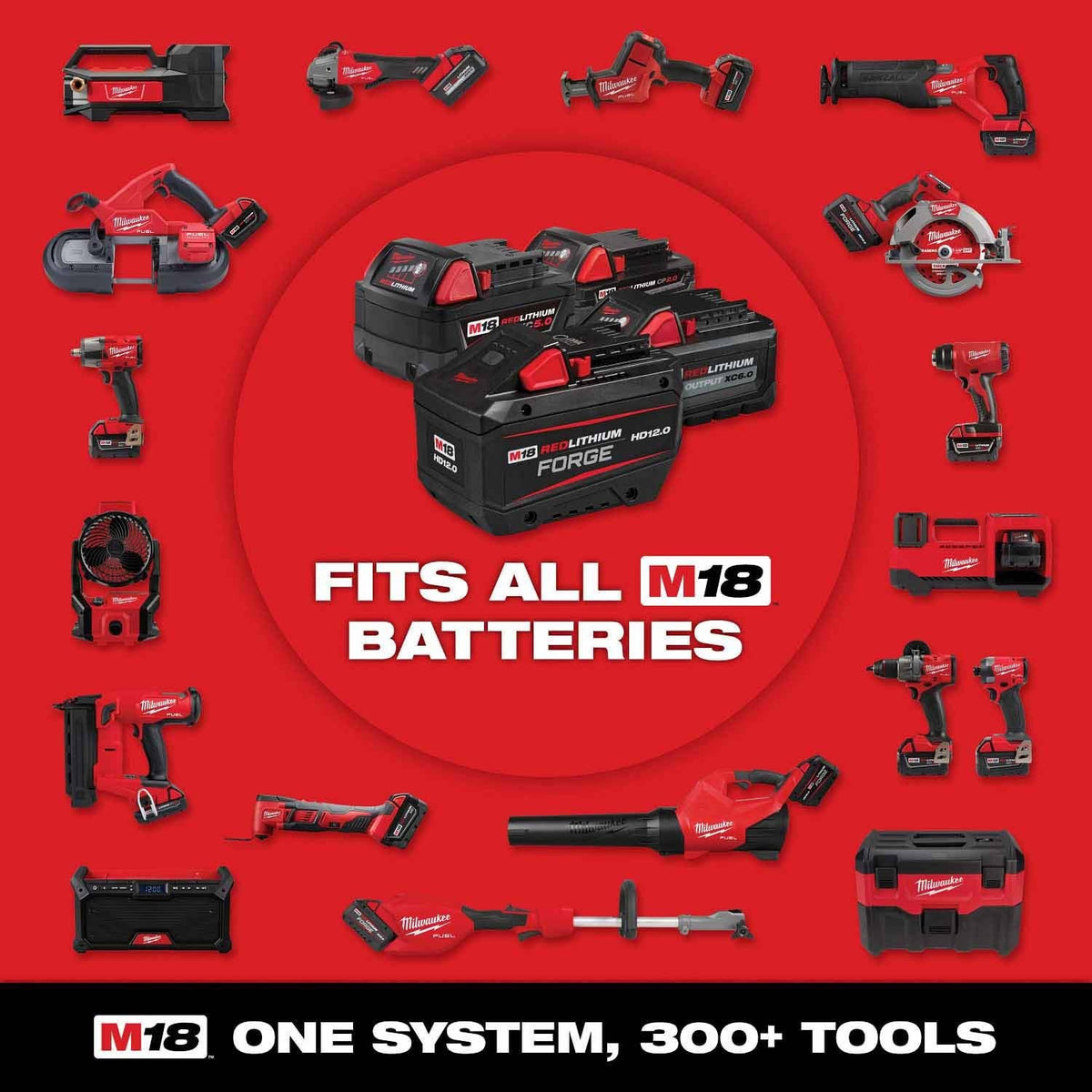 Milwaukee 3693-24CX M18 4-Tool Combo Kit - 12