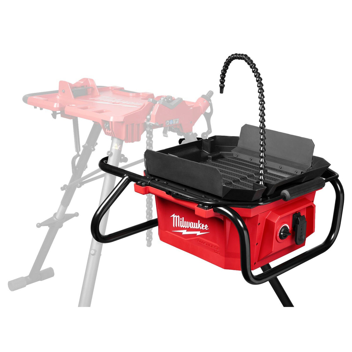 Milwaukee 3874-20 M18 Brushless Pipe Threading Oiler with Self Contained Basin for Cleaner Pipe Threading
