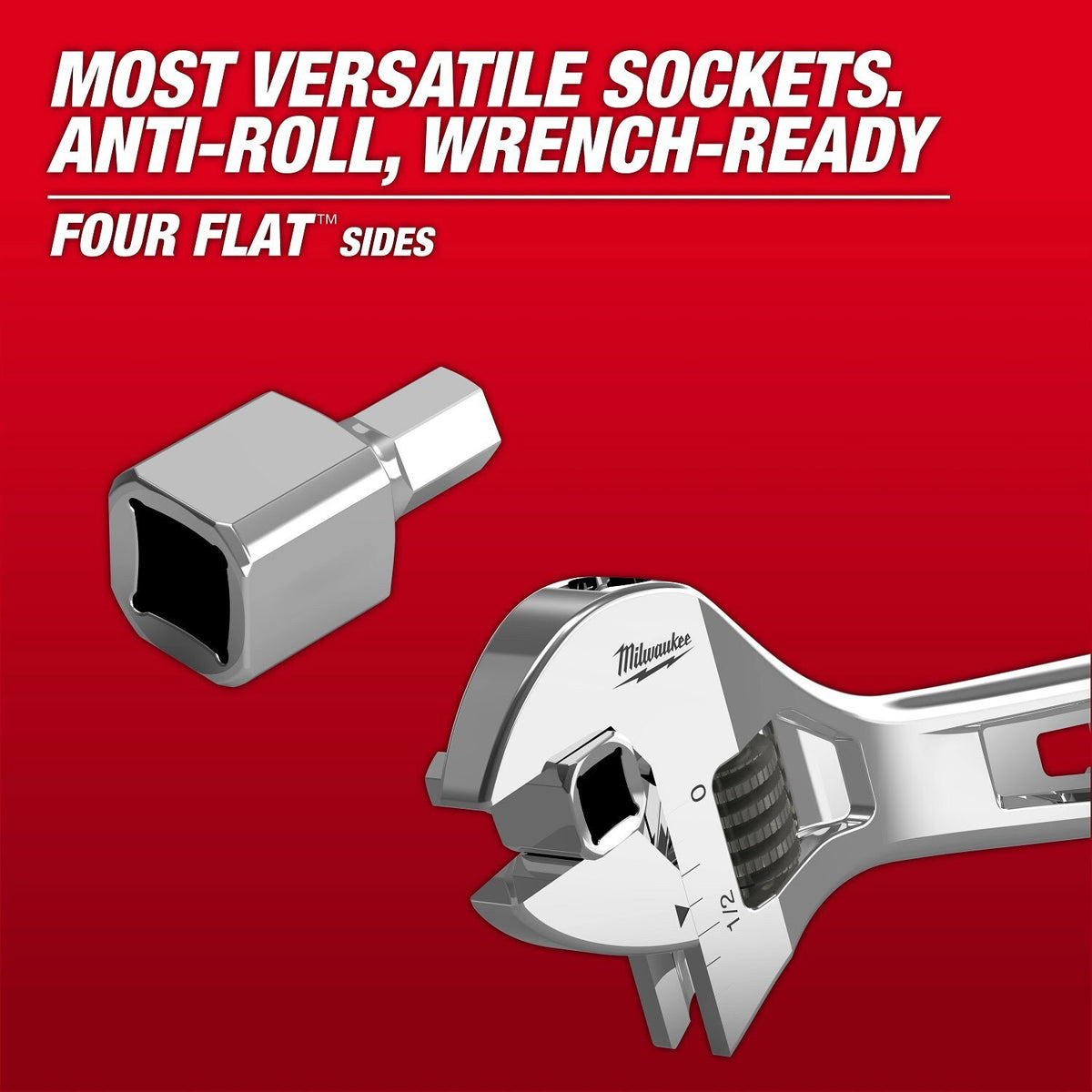 Milwaukee 45-34-1126 Low-Profile SAE Hex Bit Socket 1/4 in Drive 5/16 in Size - 3