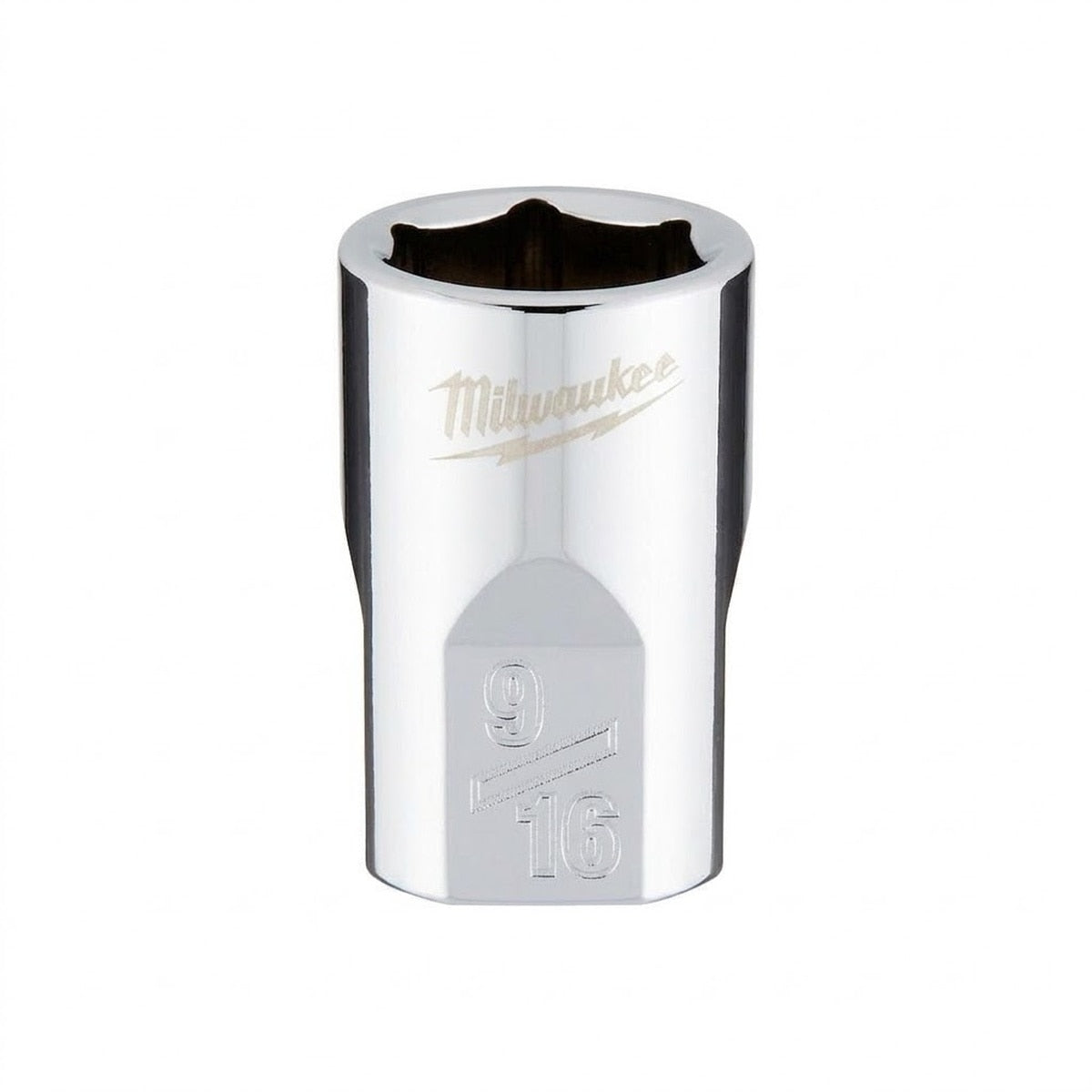 Milwaukee 45-34-9065 3/8" Drive 9/16" SAE 6-Point Socket with Four Flat Sides