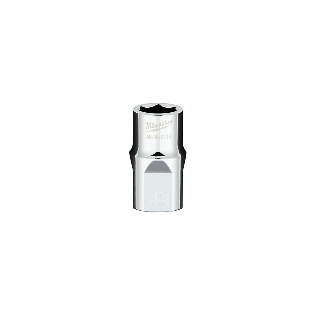 Milwaukee  45-34-9114 1/2" Drive 13mm Metric 6-Point Socket with FOUR FLAT™ Sides
