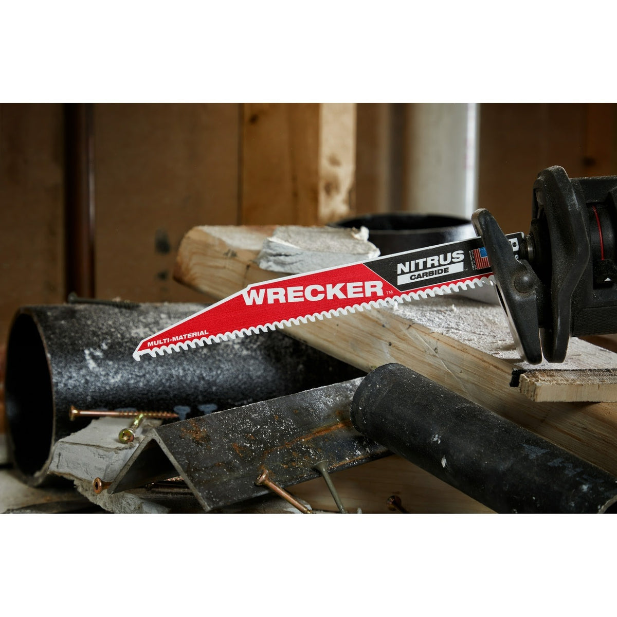 Milwaukee 48-00-5371 6" 6TPI The Wrecker with Nitrus Carbide 3PK - 12