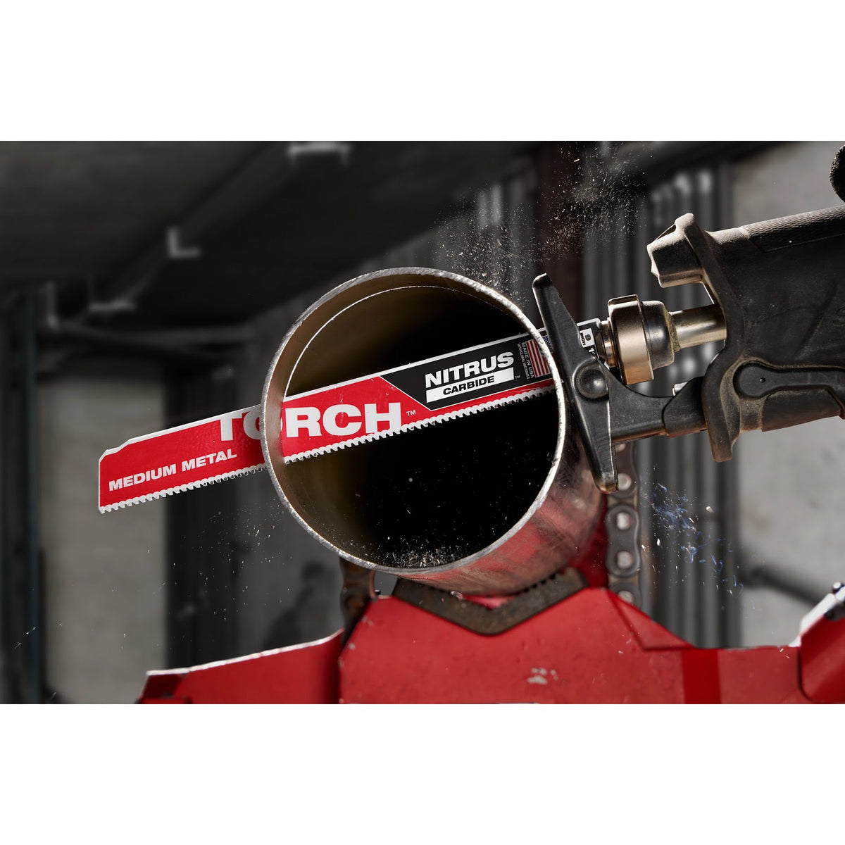Milwaukee 48-00-6353  12" Reciprocating Saw Blade 10TPI The TORCH with NITRUS CARBIDE Teeth for Medium Metal 3PK  - 10