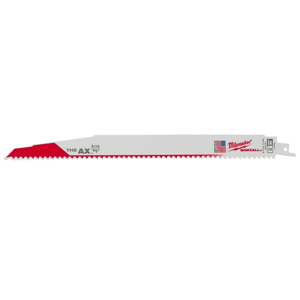 Milwaukee 48-00-8027 12" x 5/8TPI Super Sawzall AX Blade (25 Pack)