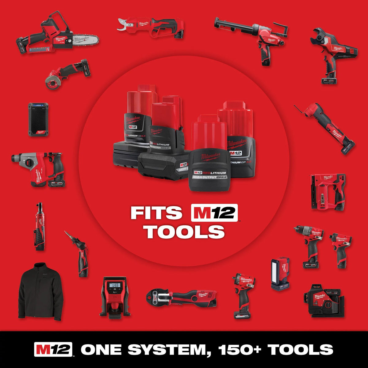 Milwaukee 48-11-2442 M12 REDLITHIUM XC4.0 Extended Capacity Li-Ion Battery Two Pack (2 Pack) - 8