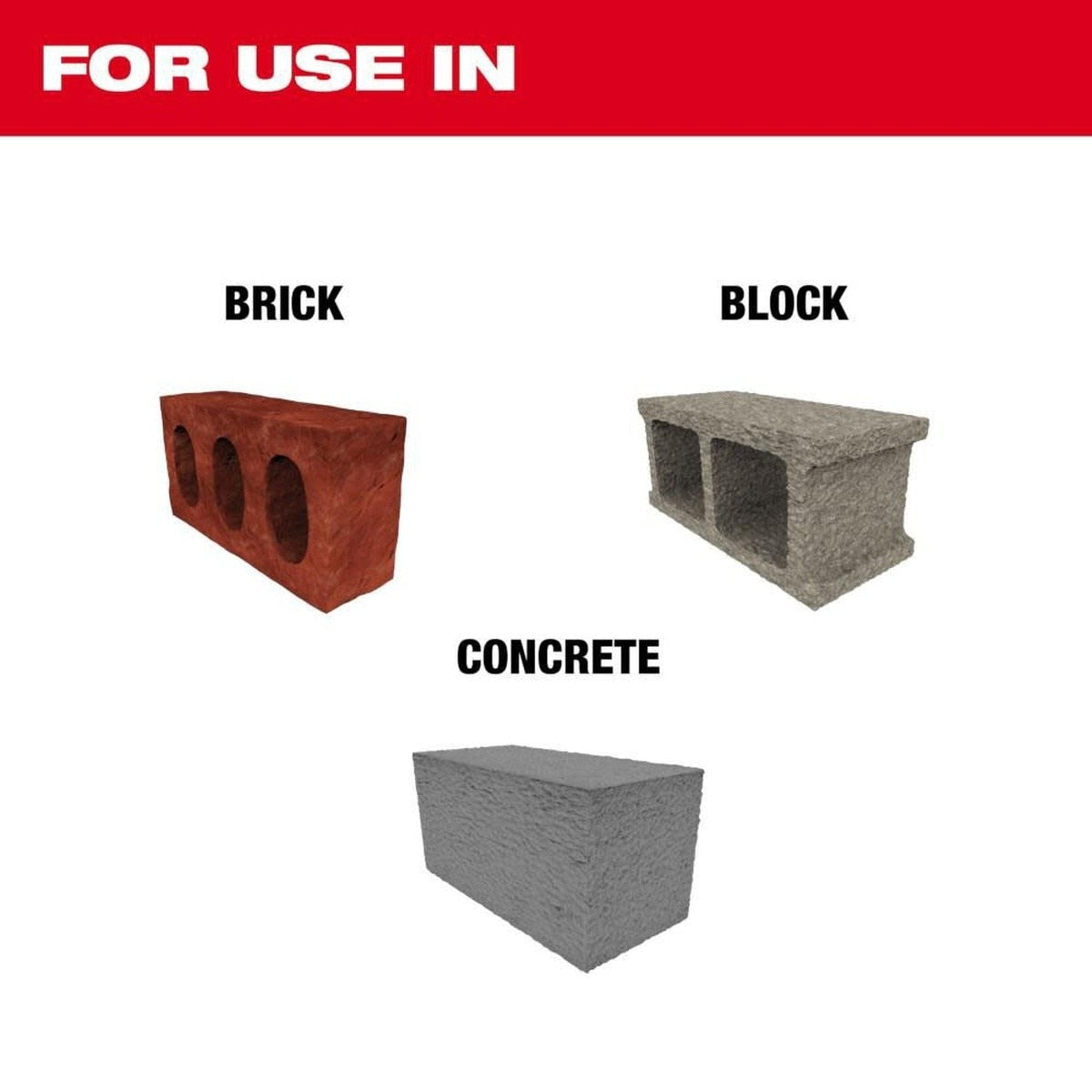 Milwaukee 48-17-0120 2" Diamond Ultra Dry Core Bit for Concrete Brick and Block - 3
