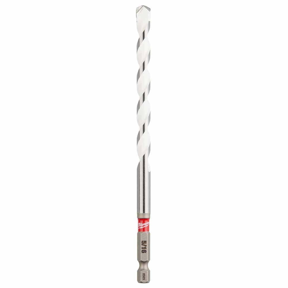 Milwaukee 48-20-8888 5/16" x 4" x 6" SHOCKWAVE Impact Duty Carbide Multi-Material Drill Bit - 12