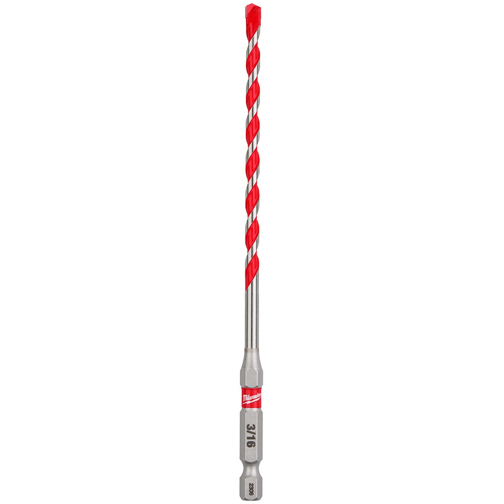 Milwaukee 48-20-9006 3/16" x 4" x 6" SHOCKWAVE™ Carbide Hammer Drill Bit - 2