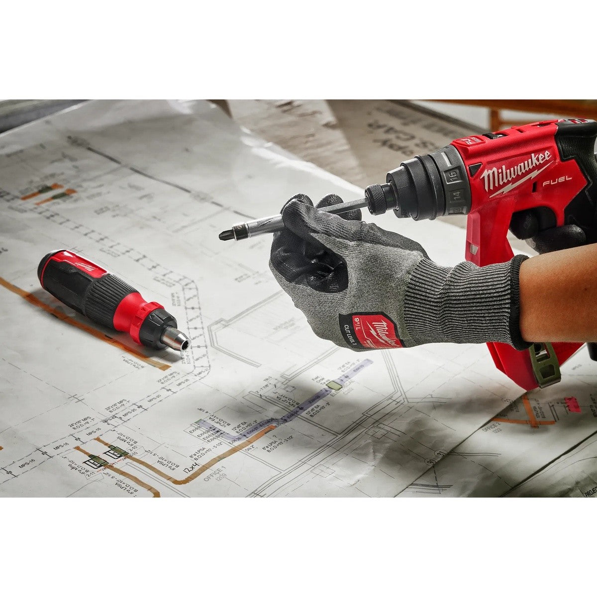 Milwaukee 48-22-2906 14-in-1 Ratcheting Multi-Bit Screwdriver & 8-in-1 Multi-Bit Screwdriver(2 Pack) - 6