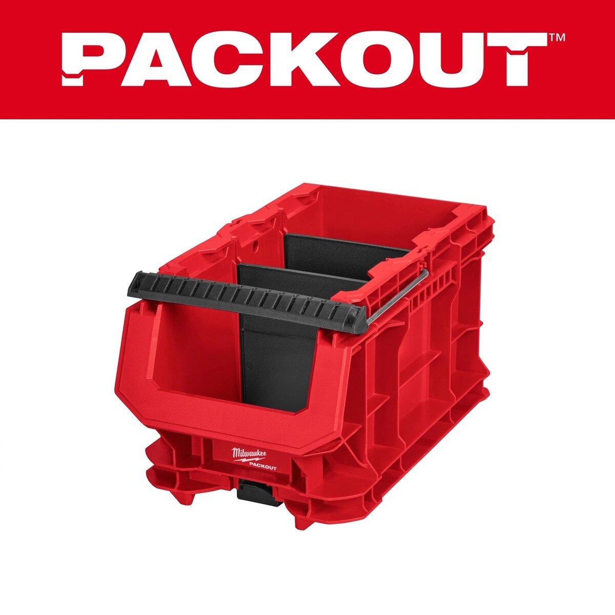 Milwaukee 48-22-8437 PACKOUT Compact Crate 15.75" x 9.13" x 8.75" with Dividers - 2