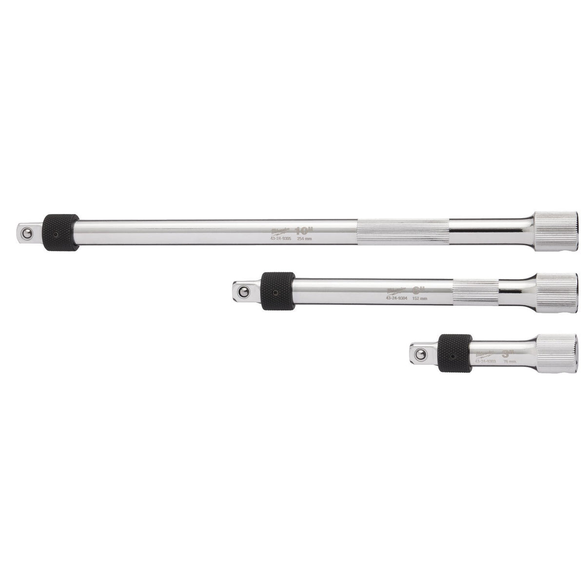 Milwaukee 48-22-9361 3pc 3/8” Drive Locking Extension Set