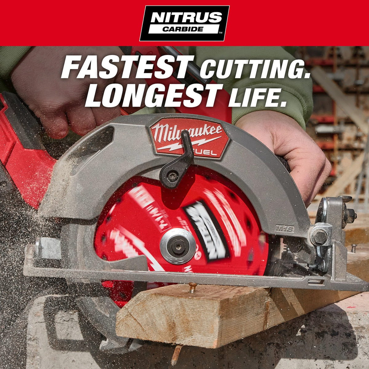 Milwaukee 48-40-0750 7-1/4" 24T NITRUS Carbide Framing & Demolition Circular Saw Blade - 2
