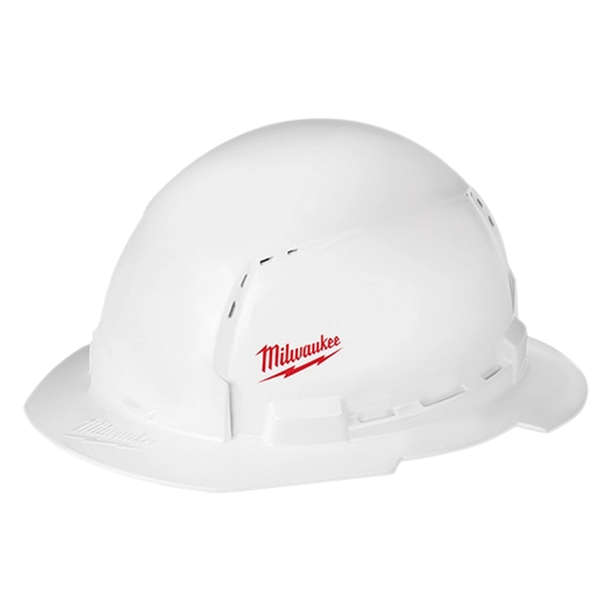 Milwaukee 48-73-1011 Full Brim Vented Hard Hat with BOLT Accessories Type 1 Class C White 12.5" x 6" x 10.2"