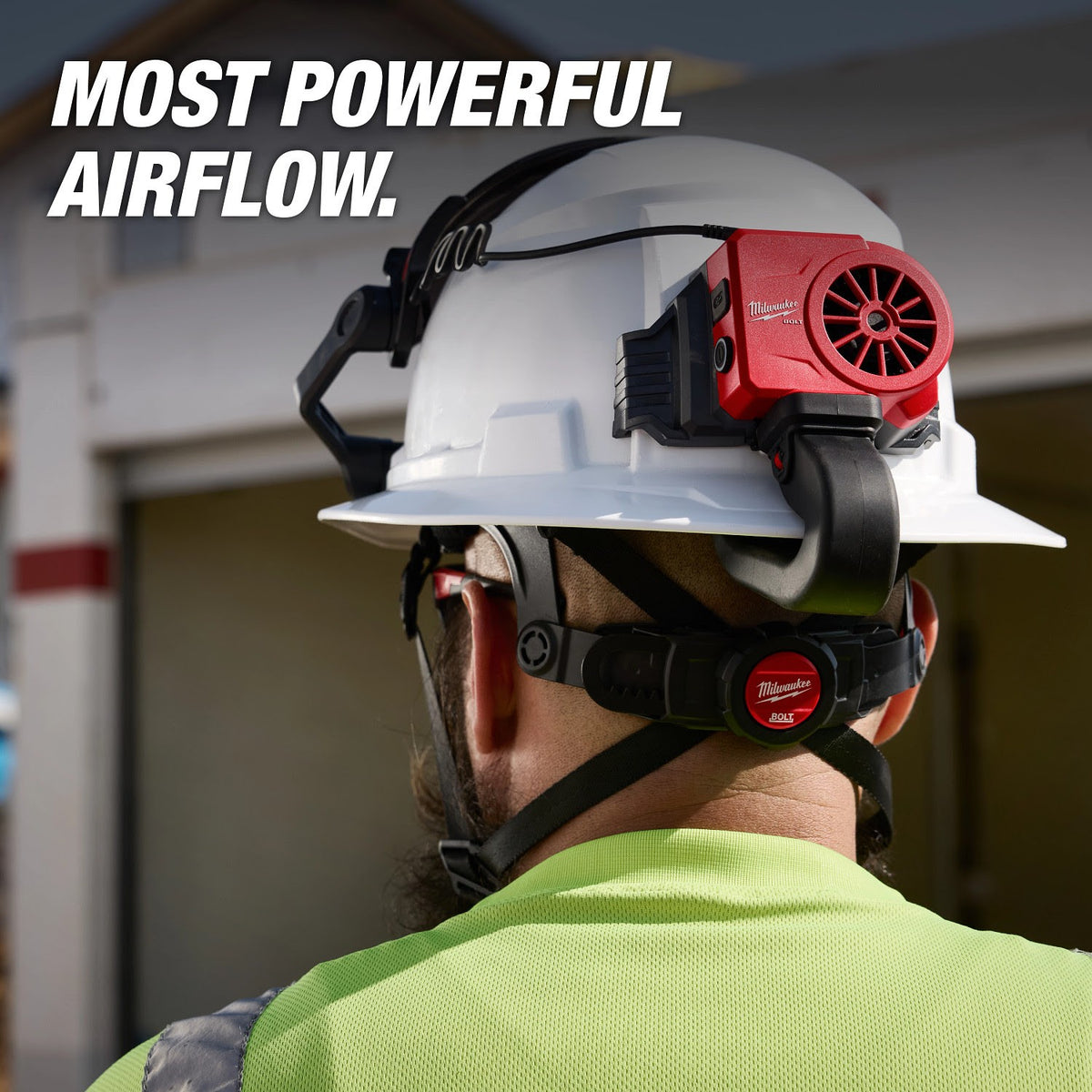 Milwaukee 48-73-1385 BOLT REDLITHIUM USB Cooling Fan for Safety Helmets and Hard Hats - 13