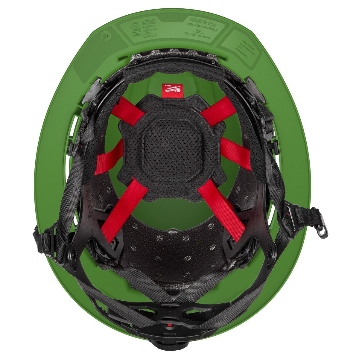 Milwaukee 48-73-1691 BOLT Green Full Brim Non-Vented Safety Helmet – Type 2, Class E - 2