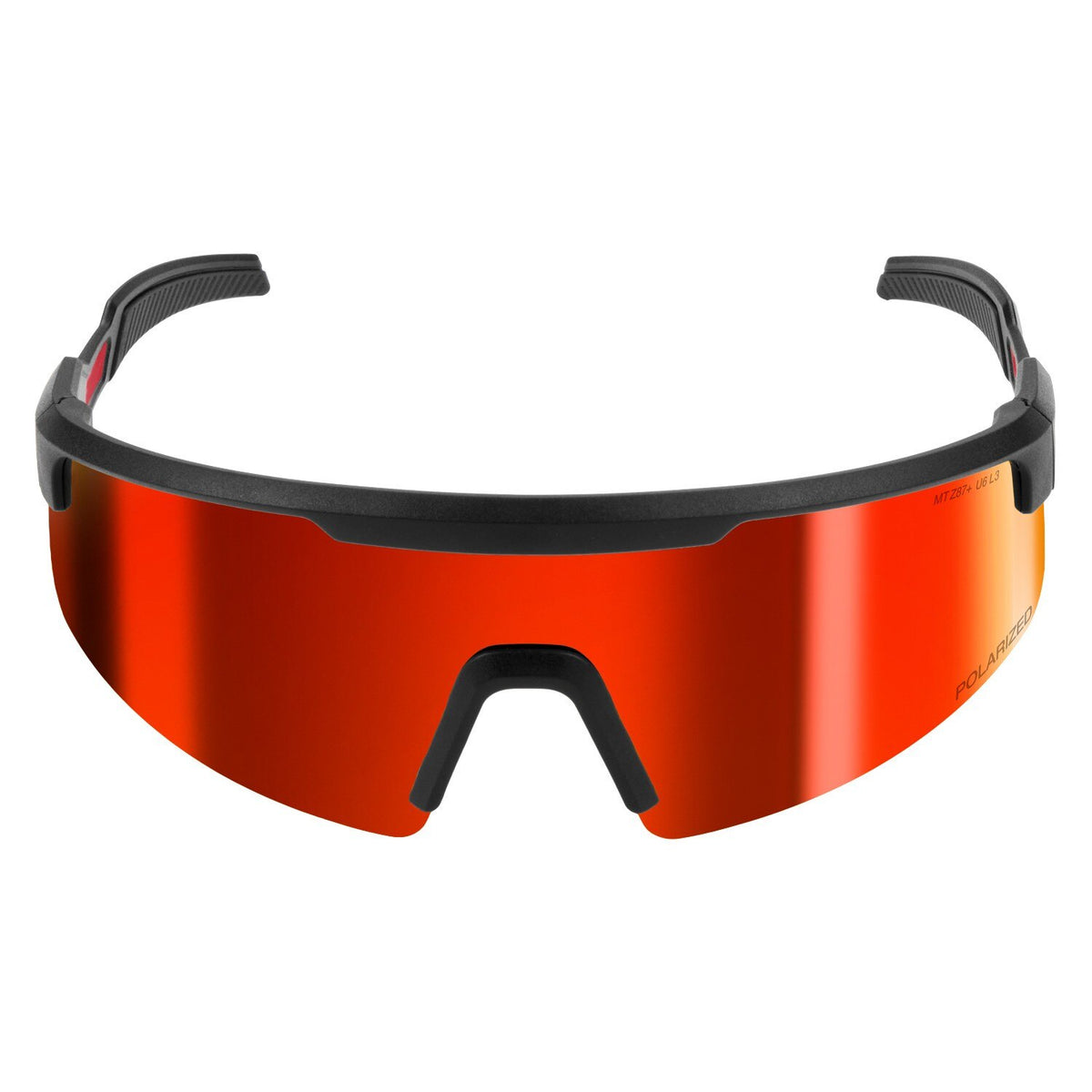 Milwaukee 48-73-2501 Polarized Wrap Around Safety Glasses with Red Mirrored Dual Coat Lenses - 3