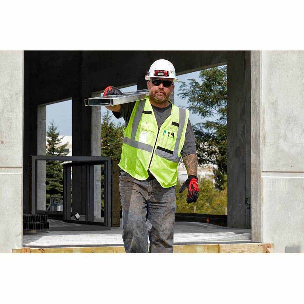 Milwaukee 48-73-5117 Class 2 High Visibility Orange Mesh Safety Vest - 2XL/3XL - 8