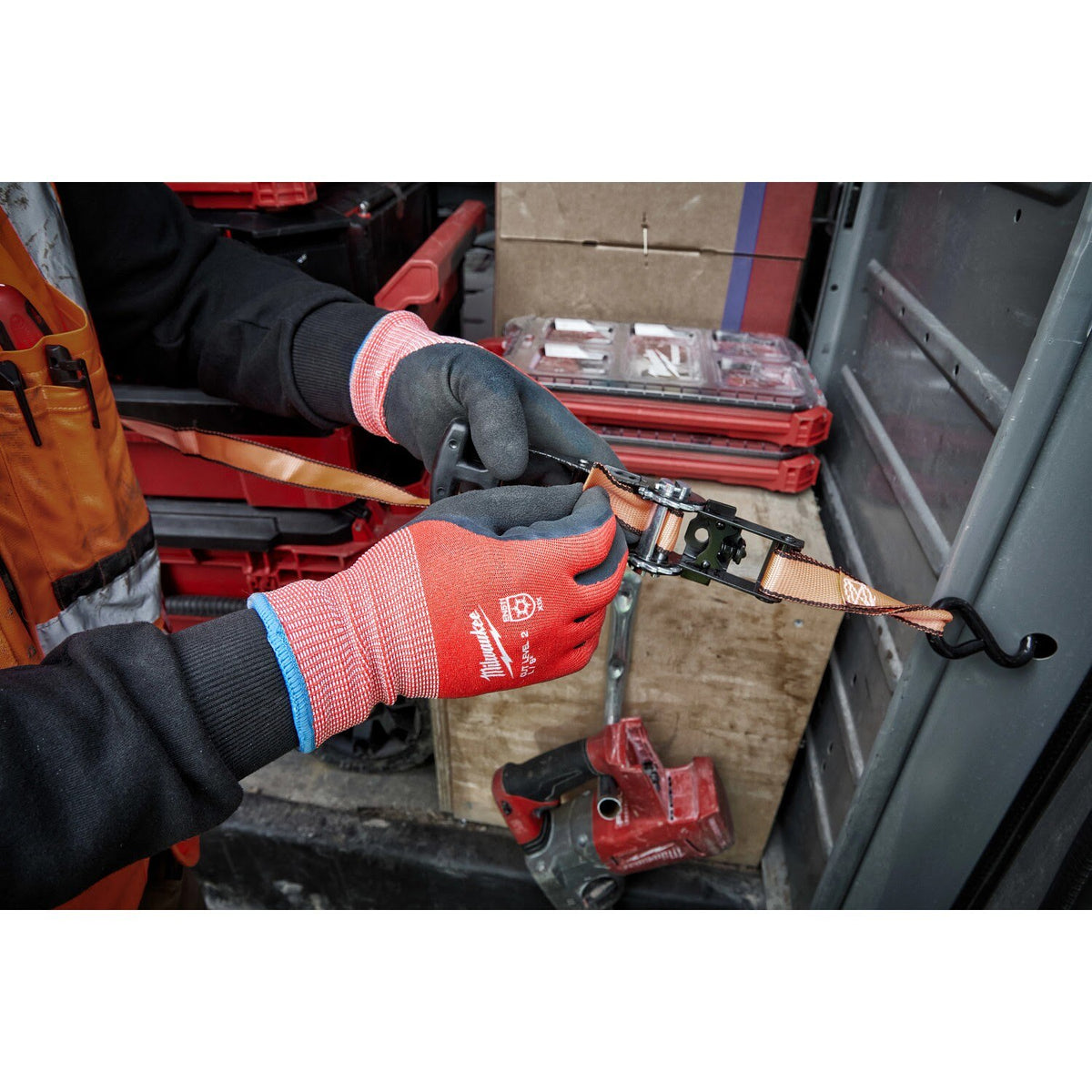 Milwaukee 48-73-7922E Cut Level 2 Winter Dipped Gloves - Large (12 Pack) - 3