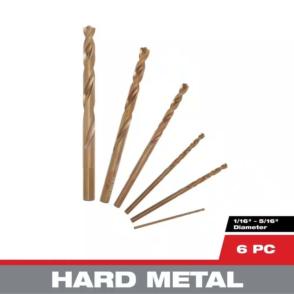 Milwaukee 48-89-2330 Cobalt Red Helix Drill Bit Set for Drill Drivers (6-Piece) - 3