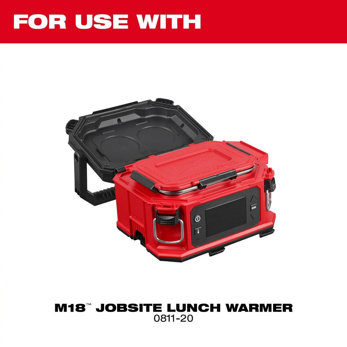 Milwaukee 49-16-0202 Stainless Steel Container for M18 Jobsite Lunch Warmer with Leak-Proof Lid - 2